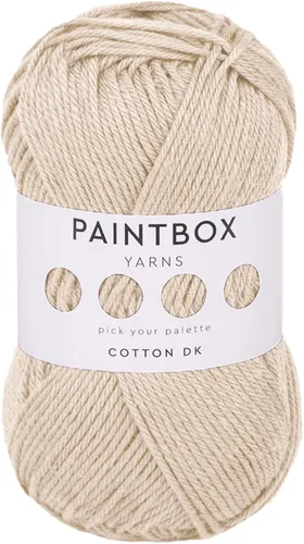 Vista 47 de Paintbox Yarns - Hilo 100% algodón DK, 1.76 onzas, 137 yardas, 410.1 ft #401 Papel blanco