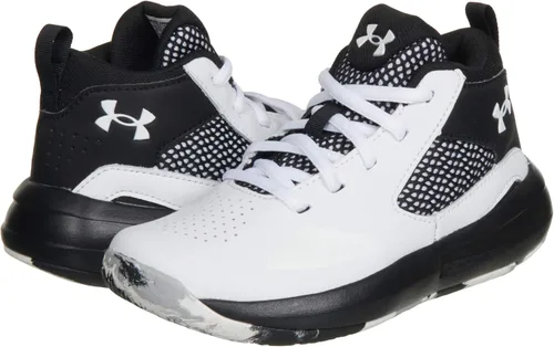 Vista 7 de Under Armour Tenis de baloncesto unisex para niños preescolares Lockdown 5, Negro