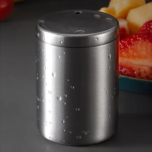 Vista 3 de AYCCNH Dispensador de soporte para palillos de dientes de acero inoxidable, contenedor de púas de dientes grueso de alta capacidad para cocina