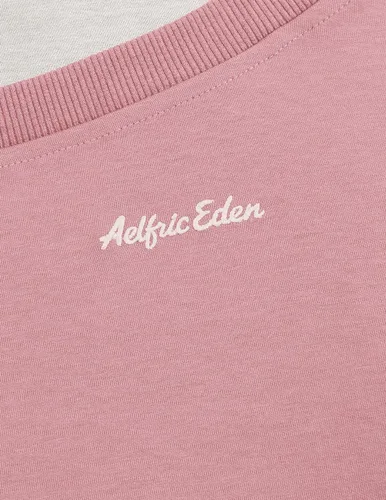 Vista 5 de Aelfric Eden Sudadera de cuello alto falso con hombros descubiertos para Rosa polvoriento