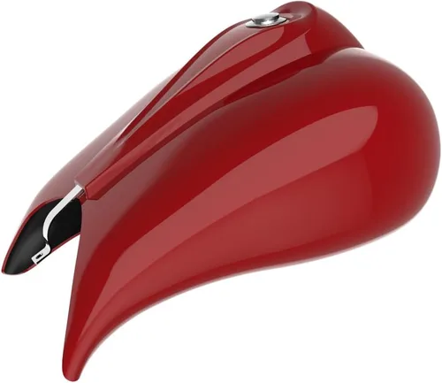 Vista 25 de Cubiertas de tanque estiradas con consola de tablero y tapa de tanque de combustible, cubiertas de combustible de galón para Harley Touring Whisky