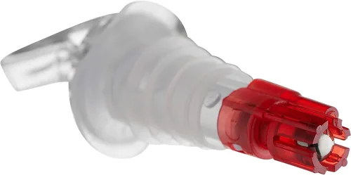 Vista 2 de [1 paquete] Vertedor de botellas de licor medido de 0.75 oz (0.7 fl oz) – Vertedor automático de botellas con cuello, sin grietas, sin fugas