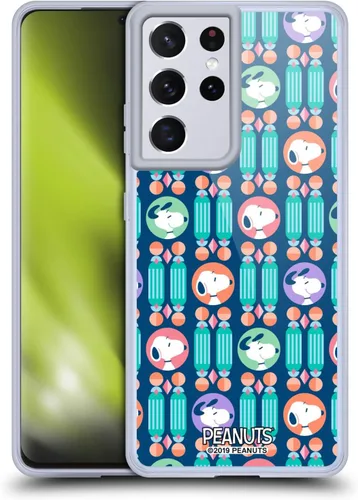 Vista 270 de Head Case Designs Snoopy Deco Dreams - Funda de gel con licencia oficial de Peanuts Blue Pattern [protección de grado militar] compatible con Google