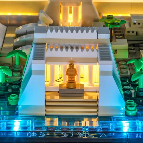Vista 5 de LIGHTAILING Light Kit Compatible with LEGO 21058 Great Pyramid of Giza Set