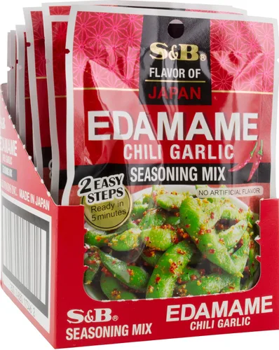 Vista 3 de S&B Edamame Chili Ajo 0.88oz (Paquete de 10)