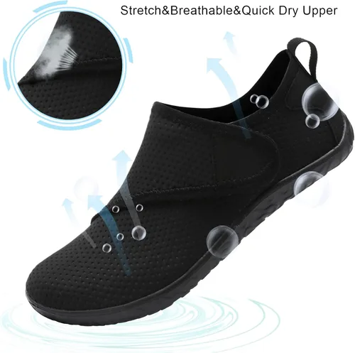 Vista 3 de Spesoul Zapatos acuáticos transpirables de secado rápido para mujer y hombre, calcetines acuáticos suaves para senderismo, natación, playa, surf