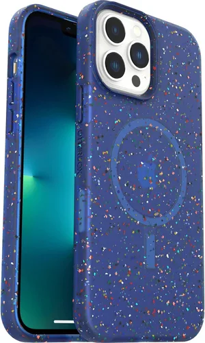 Vista 3 de OtterBox - Funda ultradelgada para iPhone 13 Pro Max Core Series con MagSafe - Funda protectora a prueba de golpes y caídas (Blueberry Pie)
