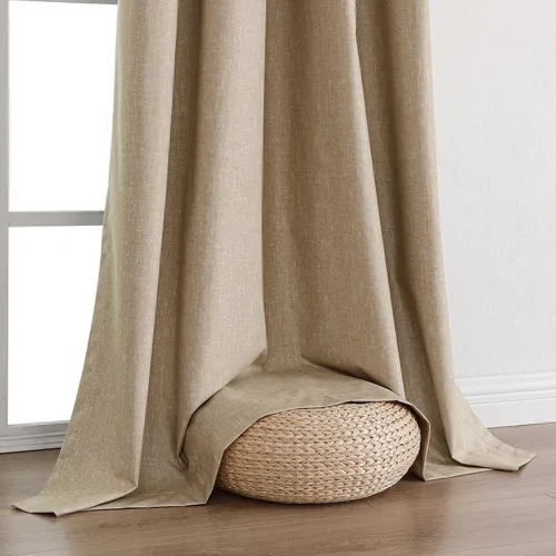 Vista 9 de Cortinas opacas con ojales para dormitorio y sala de estar, juego de 2 paneles con aislamiento térmico para oscurecer la habitación