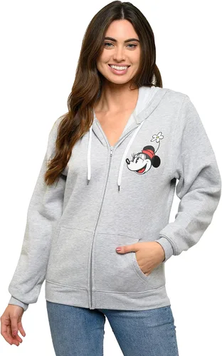 Vista 7 de Disney Sudadera con capucha para mujer con estampado de Mickey Minnie Mouse