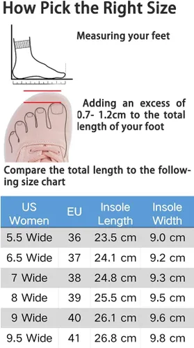 Vista 6 de WHITIN Women's Wide Canvas Shoes Minimalist Barefoot Sneakers Classic Fit Low Top