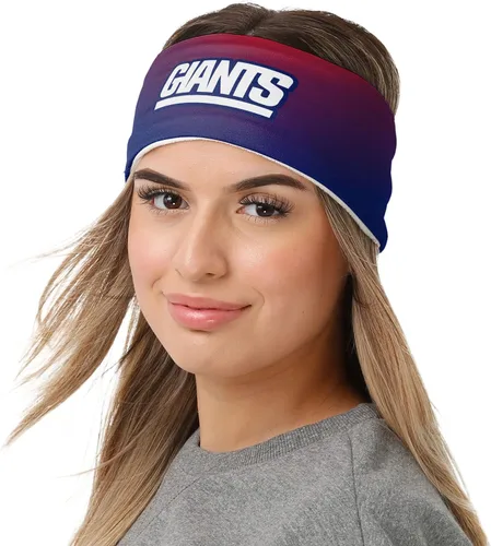 Vista 110 de FOCO Diadema de moda para mujer con logotipo de equipo de la NFL Gradiente impreso.
