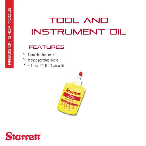 Vista 2 de Aceite para herramientas e instrumentos Starrett 1620, 4 fl. oz