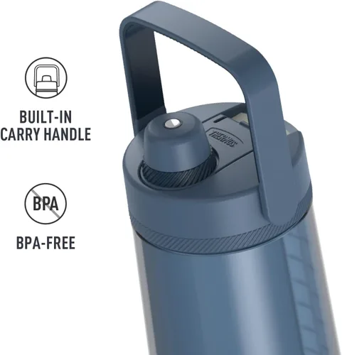 Vista 3 de THERMOS ALTA SERIES - Botella de hidratación con boquilla, 40 onzas, pizarra (paquete de 6)