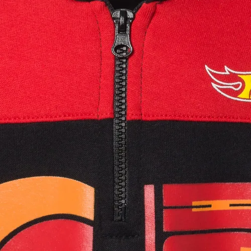 Vista 5 de Hot Wheels Sudadera con capucha de media cremallera para niños pequeños a grandes