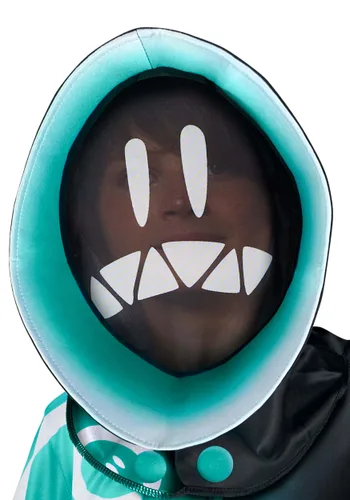 Vista 3 de Disfraz Fortnite Grimey para Niños Multicolor