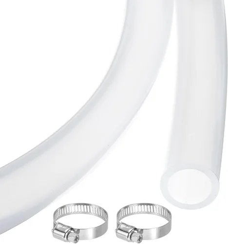 Vista 26 de MECCANIXITY 1m Tubo de Goma de Silicona 25.4mm ID Tubo de Plástico Flexible Manguera de Aire para Elaboración de Cerveza, Fabricación de Vino 25.4mm