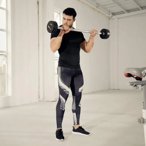 Vista 8 de OEBLD Pantalones de compresión para hombre con bloqueo UV, mallas para correr, paquete de 1 o 2 leggings para gimnasio y yoga para entrenamiento
