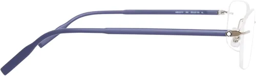 Vista 3 de Gafas de sol Montblanc MB 0221 O- 008 PlateadoAzul Transparente Plata Transparente Azul