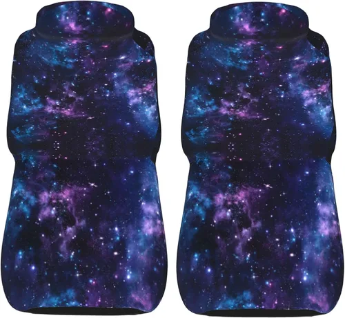 Vista 5 de Galaxy Sky Star Clusters - Fundas de asiento de automóvil para mujer, protector de asiento de vehículo, funda de asiento para automóviles, camiones
