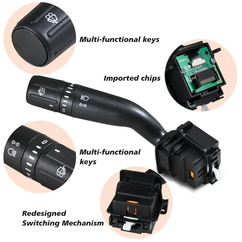 Vista 4 de CBS2293 Interruptor de limpiaparabrisas y señal de giro reemplaza Compatible con Ford F150 2015-2020, F250 F350 F450 Super Duty 2017-2022, F650/750