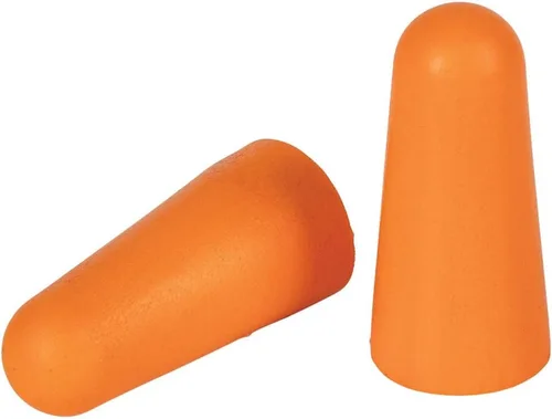 Vista 6 de Klein Tools 6054050 Tapones de espuma para los oídos, 33dB NRR, naranja, con caja dispensadora, para construcción, ruido fuerte y trabajo, 50 pares