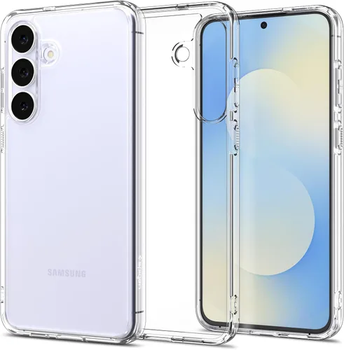 Vista 11 de Spigen Ultra Hybrid diseñado para funda de Galaxy S24 (2024) [antiamarilleamiento], [protección de grado militar] - cristal transparente