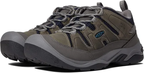 Vista 8 de KEEN Circadia Vent - Zapatos de senderismo transpirables de baja altura para hombre, arcilla de bisonte/alfarero