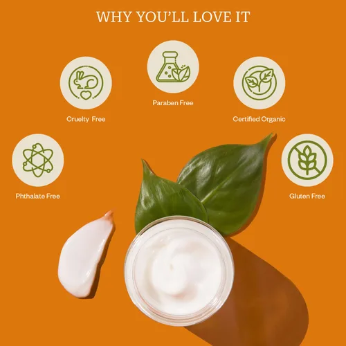 Vista 4 de Hidratante facial hidratante con ácido hialurónico y aloe – Crema facial diaria ligera para pieles secas, grasas, mixtas, maduras y sensibles