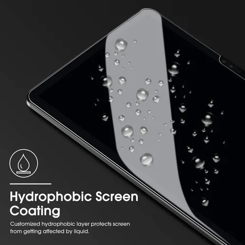 Vista 5 de OMOTON protector para pantalla de vidrio templado resistente a los arañazos, no deja burbujas, alta definición, respuesta rápida, para Surface Pro