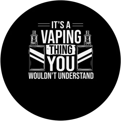 Vista 3 de Vape Smoking PopSockets PopSockets de fumador electrónico vaping PopGrip intercambiable