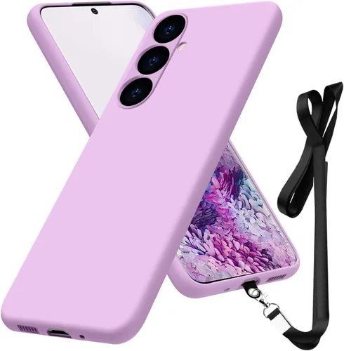 Vista 10 de Funda compatible con Samsung Galaxy A13 5G de 6.5 pulgadas, funda protectora de cuerpo completo de silicona suave, correa de cordón para el cuello