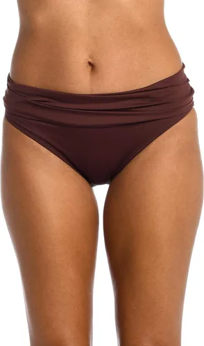 Vista 53 de La Blanca Parte inferior de bikini hipster con lazo lateral para mujer Negro/ Luces de la ciudad