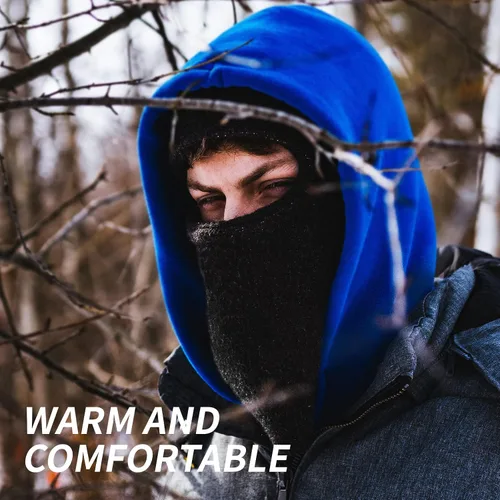 Vista 2 de YESLIFE Máscara de esquí, pasamontañas para hombres y mujeres, esquí, snowboard, motocicleta, protección UV y protección contra el viento