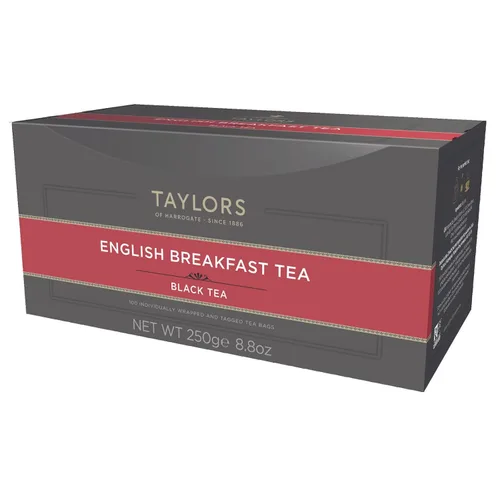 Vista 8 de Taylors of Harrogate Earl Grey, Té Negro, Bolsas Envueltas Individualmente, 100 Unidades (Paquete de 1), Fragante, Delicado y Ligero, Con Cafeína