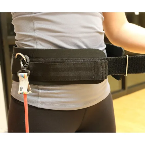 Vista 3 de THERABAND Cinturón de resistencia para cinturón de resistencia, accesorio para bandas de resistencia y tubos, entrenamiento de fitness para manos