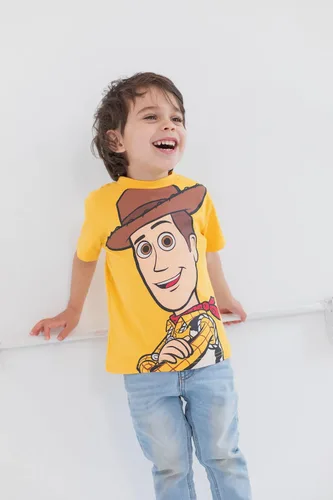 Vista 4 de Disney Pixar Toy Story Rex Buzz Lightyear Woody - Paquete de 3 camisetas para niños pequeños a grandes
