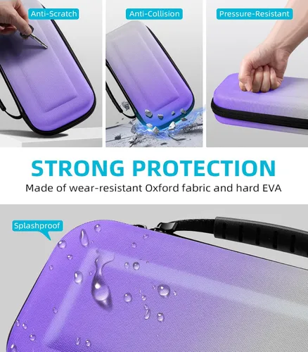 Vista 29 de TiMOVO Carrying Case for Nintendo Switch 2 (2025), Large Capacity Protective Hard Shell Portable Travel Case Pouch for Switch 2, with 10 Game Card