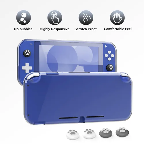 Vista 3 de Younik Switch Lite Case, Black Case for Switch Lite, 14 in 1 Switch Lite Accessories Bundle with Carrying Case, Clear Protective Case, Game Card