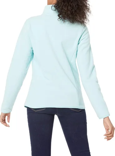 Vista 2 de Tienda Essentials - Chaqueta de vellón suave ajuste clásico manga larga y con cremallera completa para mujer