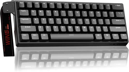 Vista 9 de Aula WIN60 HE - Teclado mecánico 60% para juegos con cable, interruptor magnético intercambiable en caliente, accionamiento ajustable, modo