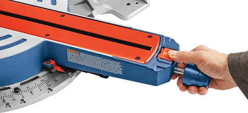 Vista 7 de BOSCH GCM18V-12SDN PROFACTOR™ Sierra ingletadora deslizante de doble bisel de 18V y 12 pulgadas (herramienta desnuda)