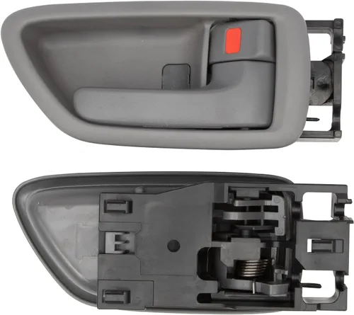Vista 5 de 2 piezas manijas interiores de puerta compatibles con Sequoia 2001-2007 Tundra 2004-2006 (cabina doble SOLAMENTE), manija interior delantera