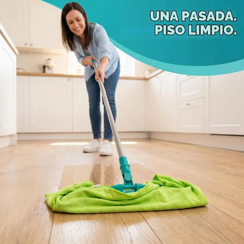 Vista 4 de HELOMOR 3 paños de limpieza de microfibra extra grandes, toallas de piso de 30 x 18 pulgadas para trapeador de escobilla de goma, trapos de limpieza
