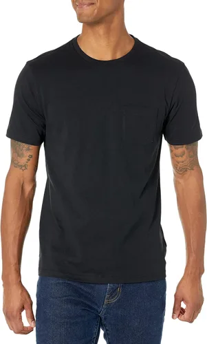 Vista 2 de Tienda Essentials Mens Slim-Fit Short-Sleeve Crewneck T-Shirt Pack of 2