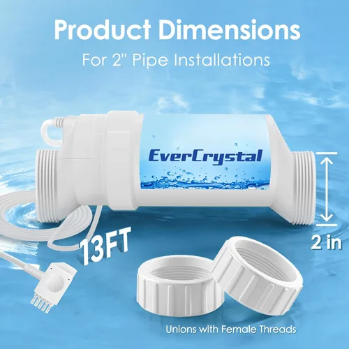 Vista 7 de Celda de sal para piscina, se adapta a células de sal Hayward T-3, célula generador de cloro para piscinas de agua salada, piscinas enterradas