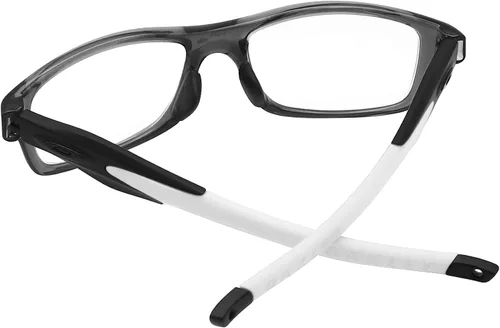 Vista 4 de BroLizard - Brazos de repuesto para Oakley Crosslink Glass Satin Black Frame - Blanco