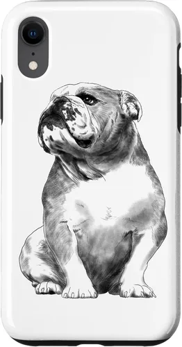 Vista 25 de Funda para iPhone 17 de Bulldog Inglés con diseño de perro