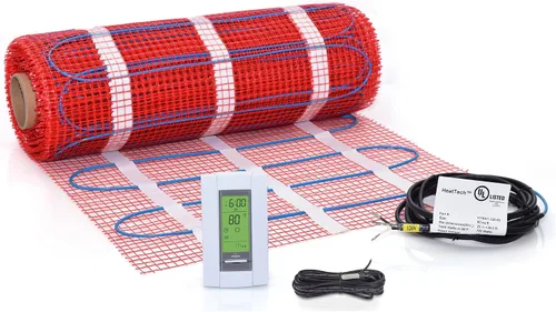 Vista 8 de tapete eléctrico de calefacción, mosaico radiante 120 V