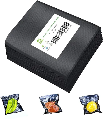 Vista 21 de CANLENPK - Bolsas de sellado al vacío de 3.5 x 4.7 pulgadas, bolsa selladora al vacío de alimentos pequeños, sellado de comida, aperitivos, frutas