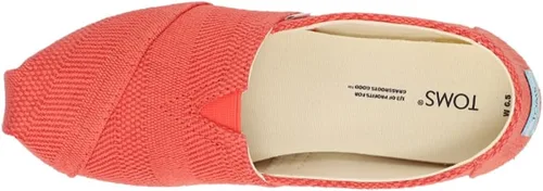 Vista 4 de TOMS Womens Alpargata Canvas Slip On Flats Casual - Pink